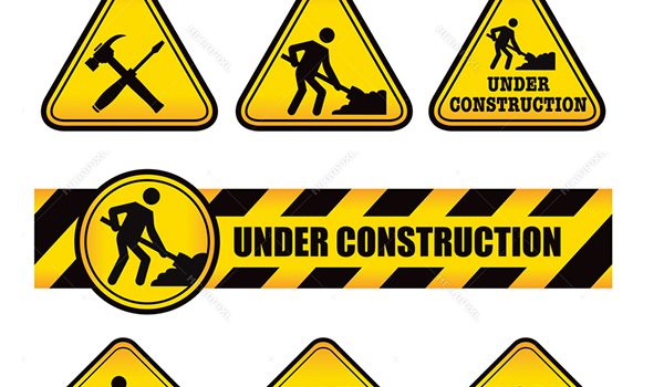 Construction sign board, Outdoor signage board, Sign board